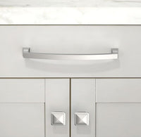 Cabinet Pulls 10-Pack Brushed Zinc Alloy 160mm Handles Satin Nickel
