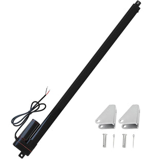 12V Linear Actuator 700mm Stroke 330lbs/1500N IP65 Waterproof 10mm/s Heavy Duty with Mounting Brackets Ã¢ÂÂ 28in