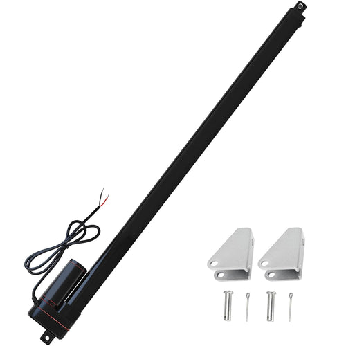 12V Linear Actuator 700mm Stroke 330lbs/1500N IP65 Waterproof 10mm/s Heavy Duty with Mounting Brackets Ã¢ÂÂ 28in