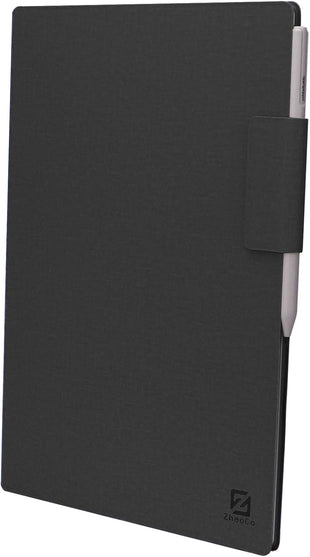 ZhaoCo Case for reMarkable Paper Pro Tablet 11.8 inch 2024, PU Leather Slim Lightweight Book Folio Stand Protective Magnetic Cover - Black