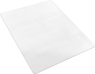 SHAREWIN Office Chair Mat for Carpet Floors, 47" x 59" Clear Desk Chair Mats for Low Pile Carpeted Protector, Sturdy PVC Computer Thin Chair Mats Anti-Slip and Easy to Clean for Home & Office