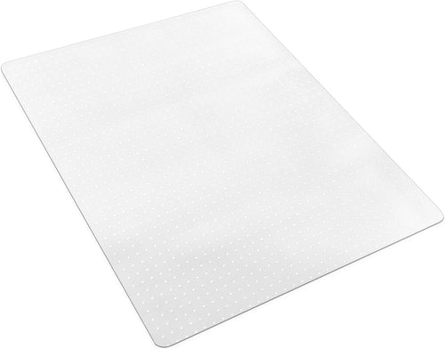 SHAREWIN Office Chair Mat for Carpet Floors, 47" x 59" Clear Desk Chair Mats for Low Pile Carpeted Protector, Sturdy PVC Computer Thin Chair Mats Anti-Slip and Easy to Clean for Home & Office