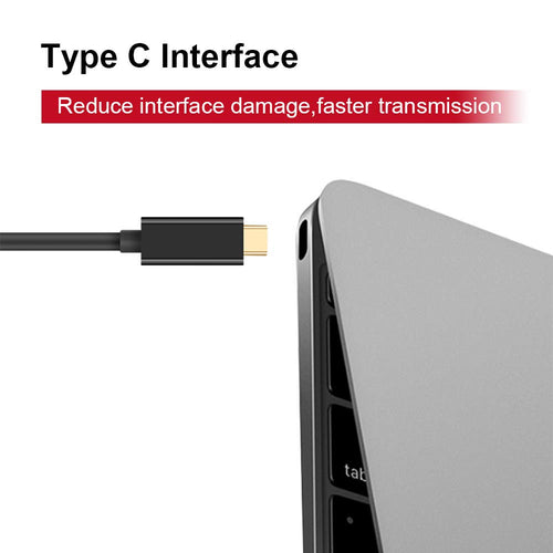 UPGROW USB-C to DVI Cable - 4K@30Hz Thunderbolt to DVI Cable, 6FT USB Type-C to DVI Female, Support 2017-2020 MacBook Pro, Surface Book 2, Dell XPS 13, Galaxy S10
