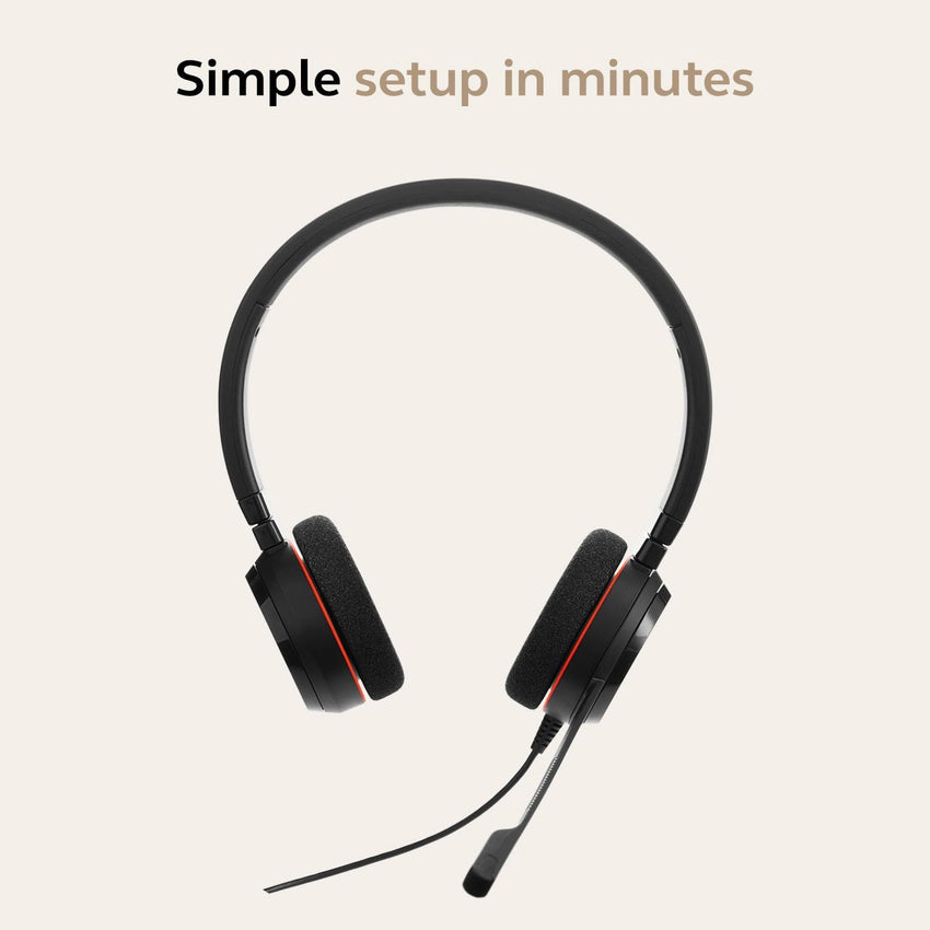 Jabra Evolve 20 Stereo Microsoft Teams, w2o0 Version E