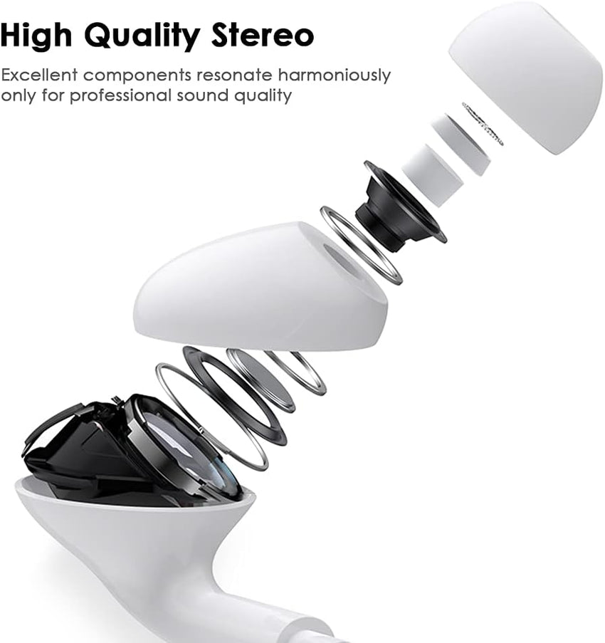 2 Pack Lightning Headphones Apple MFi Certified Wired Earphones iPhone Headphones In-Ear Earbuds Noise Isolating Built-in Microphone & Volume Control Compatible with iPhone 14/13/SE/12/11/XR/8/7/XS