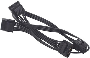 lilila-ree for Corsair Modular Power Supply 6 Pin Male to 3X 4 Pin Molex Female Hard Drive Power Adapter Cable for BTC Mining Riser Card 20-in