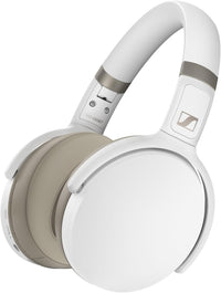 Sennheiser HD 450BT Bluetooth 5.0 Wireless Headphone with Active Noise Cancellation - 30-Hour Battery Life, USB-C Fast Charging, Virtual Assistant Button, Foldable - White