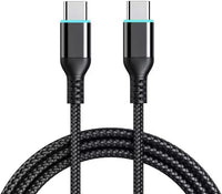 OWLMATIC LED 100W Type-C to Type-C [MFI Certified.] Data Cable,2.2 meter, Faster Charging and Faster Data Transfer, Transfer Music FASTER (For apple Devices)