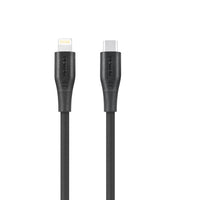 Betron USB C to flat Cable Compatible with iPhone, 1 Metre, Black