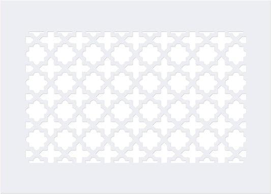 Air Vent Cover Grille Decorative Wall Ceiling Hole Cover 11.5x7.5 Inch Acrylic Glass â White