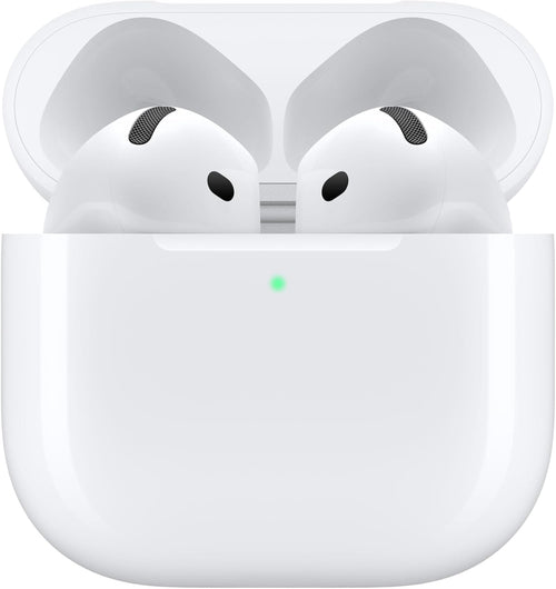 Apple AirPods 4 with Active Noise Cancellation, Wireless Earbuds, Bluetooth Headphones, Adaptive Audio, Transparency Mode, Personalised Spatial Audio, USB-C Charging Case, Wireless Charging, H2 Chip