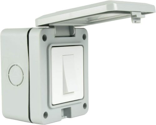 Mercury | Weatherproof Outdoor 2 Way Single Switch