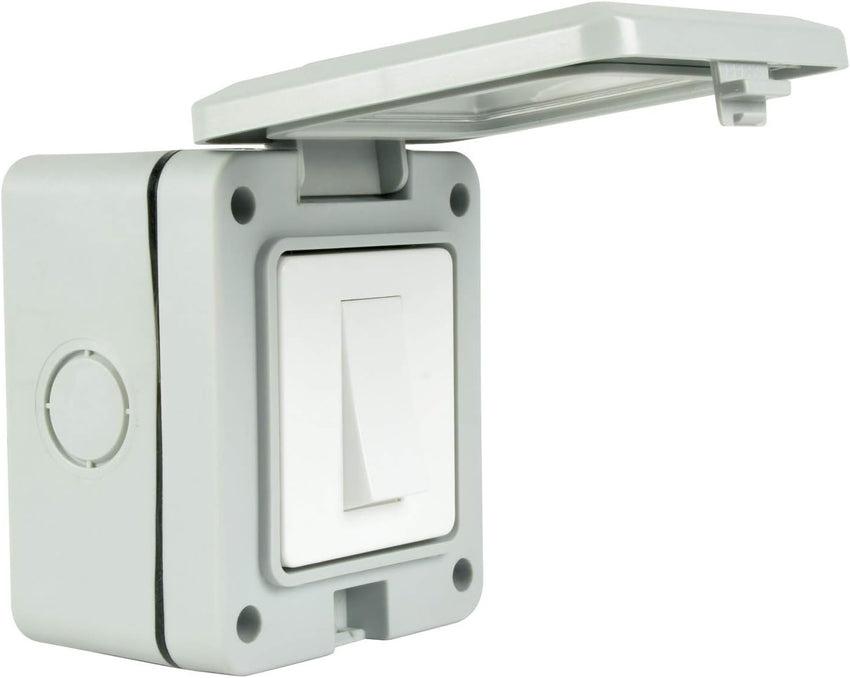 Mercury | Weatherproof Outdoor 2 Way Single Switch