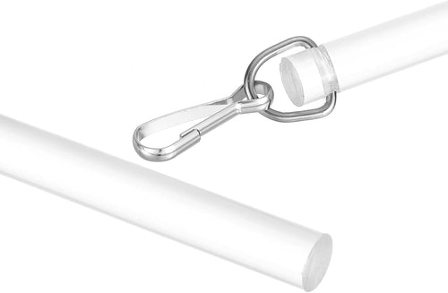 Acrylic Drapery Wand Invisible Curtain Pull Rod Ã¢ÂÂ 36 Inch Clear