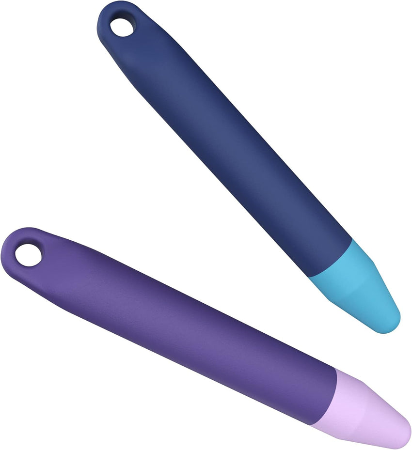 Kid-Friendly Stylus Pens for Touch Screens,Tablet Stylus Pen 2 Pack of Purple Blue Stylus Universal Touch Screen Capacitive Stylus Compatible with Kindle ipad iPhone