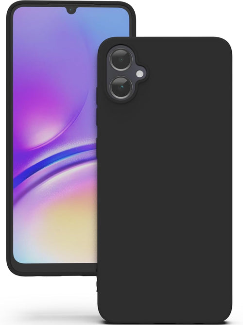 YATWIN Silicone Case for Samsung Galaxy A05, Soft-Touch, Shockproof, DustProof, Antiskid Phone Cover for Samsung Galaxy A05 - Black