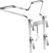 Homvvi V-Shaped Ladder Stand Off, Heavy Duty Ladder Stay/Standoff Downpipe Ladders Accessory, Multipurpose Ladder Stabilizer Fits Universal Ladders, Anti-Slip, Easy to Use