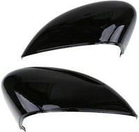 Wing Mirror Cover Cap Replacement for Ford Fiesta MK7 2008-2017 â Gloss Black