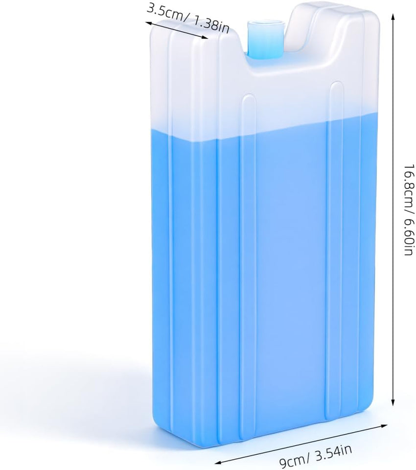 Reusable Pre-filled Ice Packs for Coolers & Lunch Boxes 400ml 4-Pack