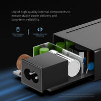 Samsung Monitor Power Cable, HKY 19V AC/DC Adapter for Samsung SJ55W LS34J550WQNXZA S34J550WQR U32J590 U32R590 U28R550UQR Samsung Odyssey LS24AG320NUXXU LS27AG550EUXXU Gaming Monitor Display Charger