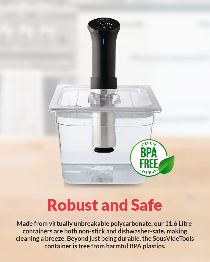 Sous Vide Container Water Tank Compatible with Inkbird ISV-1000 CLEAR 11.6L