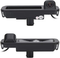 Reverse Camera Fit for Focus MK3 11-14,CCD HD Car Trunk Handle Rear View Camera Waterproof Reverse Monitoring DC 12V