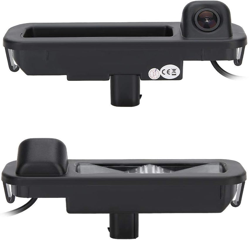 Reverse Camera Fit for Focus MK3 11-14,CCD HD Car Trunk Handle Rear View Camera Waterproof Reverse Monitoring DC 12V