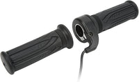 1 Pair Electric Bike Throttle 12V-72V 3 pin connection,20X Full Twist Skid Resistance Electric Bike Accelerator Grips with SM Plug