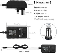 SZZKtech 5V AC Adapter DC5V 3A Power Supply charger With 11 DC Plug Tips AC230V to DC5V 3Amps 2.5A 2A 1.5A power adapter 5 volt ac dc Adapter for CCTV Camera Baby Monitor Graco Swing TV box
