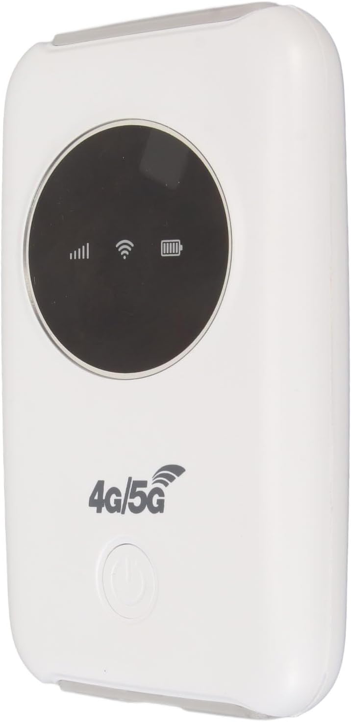 5G Router with SIM Slot Unlocked, 4G LTE Mobile WiFi Router Portable Travel Mi-Fi Hotspot 5G & 4G MiFi Device, Connection with Up to 10 Devices 300Mbps