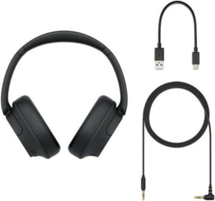 Sony WH-CH720N Wireless Bluetooth Noise Cancelling Over-Ear Headphones, Ambient Sound Mode, Lightweight Design, up to 35 hr battery life, iOS & Android - Black