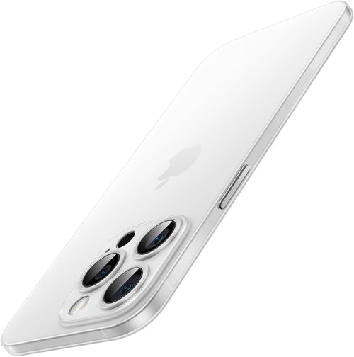 JETech Ultra Slim Case for iPhone 14 Pro Max 6.7-Inch, Camera Lens Full Protection, Lightweight Matte Finish PP Hard Minimalist Cover, Support Wireless Charging (Frosted Clear)