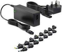 Zolt 65W 90W Universal Laptop Charger for Lenovo HP Dell Acer Asus Samsung Gateway Compaq IBM Laptop Charger Power Supply AC DC Adapter with 16 Plugs (65W-15Tips)