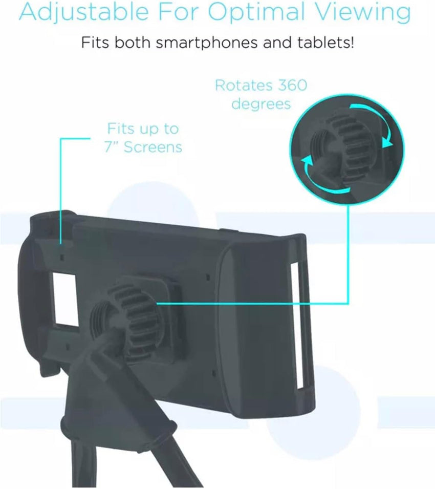 Orco Universal Smart Mobile Phone Stand Hang on Neck Cell Phone Mount Holder Flexible Lazy Bracket DIY Free Rotating for iPhone Samsung (Black)