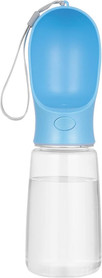 Dog Water Bottle Portable Leak-Proof with Feeder â Blue 550ml
