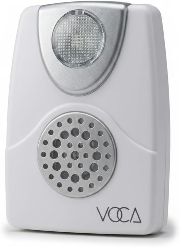 VOCA Telephone Ringer Amplifier, Boost up to 105db with LED Light Notification for Landline Phones, Wall Mountable, Ideal for Noisy and Hearing-Impaired Environments