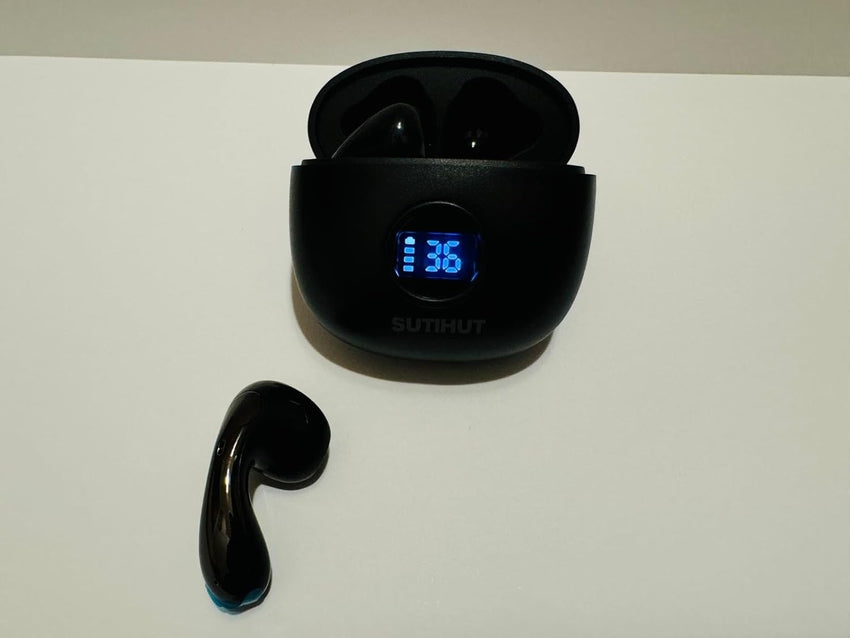 SutiHut Wireless EarBuds - Prompter (Black)