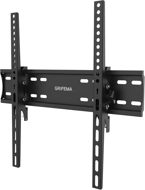 GRIFEMA GB1004-2 TV Wall Bracket for 26-65 inch, up to 50kg, Tilt TV Wall Mount with Spirit Level, Max VESA 400x400mm, Flat and Slim