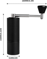 TIMEMORE Manual Coffee Grinder All-Metal Portable Design Black