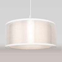 2 Tier Ceiling Light Shade Modern White Lampshade 30 cm