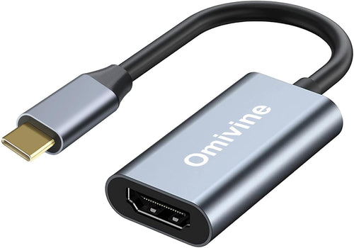 USB C to HDMI Adapter, 4K USB Type-C to HDMI Adapter, Compatible with iPhone 16/15, MacBook Pro/Air, iPad, Surface Book, Pixelbook, Dell, Samsung Galaxy, Steam, Microsoft
