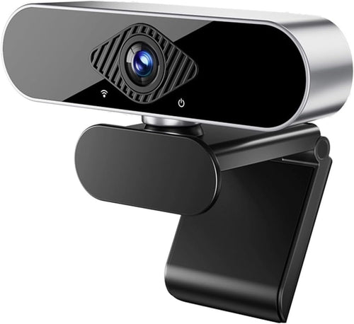 WAKEVLEO USB Webcam, Full HD 1080P Webcam for PC and Laptop, Plug-and-Play, webcam with Microphone,Auto Light Correction, 360^0 View Web Cam for Live Streaming, gaming, Studying, Conferences (1080P)