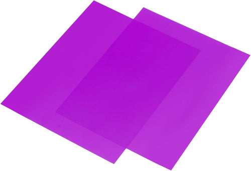 Gel Light Filter Purple Transparent Correction Lighting Gel â Pack of 4