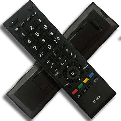 NEW Replacement CT-90326 Remote Control INCL BATTERIES fit for Smart TV 26AV607PG 26AV615DB 32AV607PG 32AV607PR 32AV615DB 32AV605PR 32AV607P 32AV633DB 32AV603PG 32LV655D 32AV603PR
