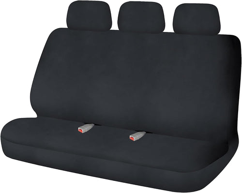 Rear Seat Protector Waterproof Hard-Wearing Universal Fit â Black