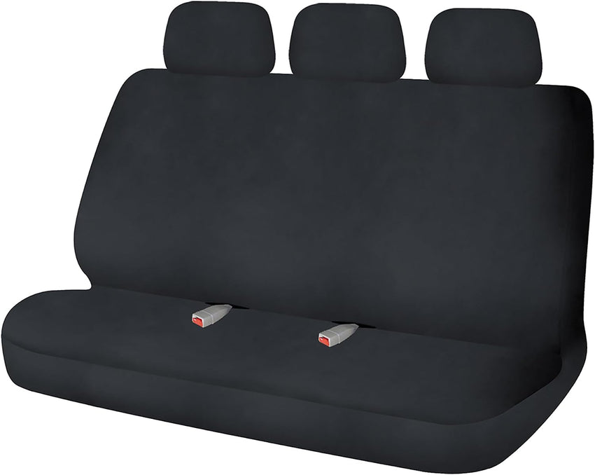 Rear Seat Protector Waterproof Hard-Wearing Universal Fit â Black