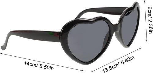 10 Neon Heart Sunglasses Fun Cute Bulk Random Colour