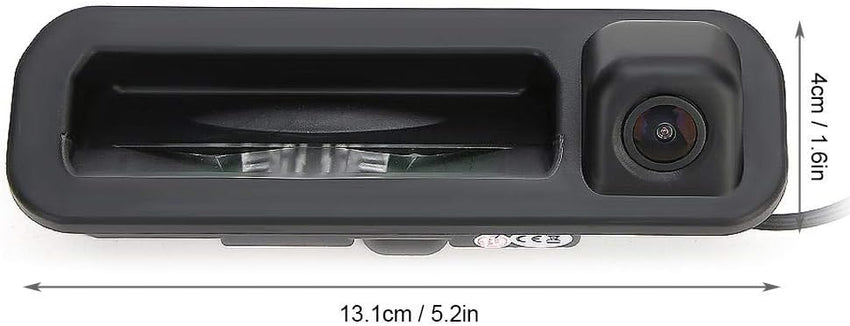 Reverse Camera Fit for Focus MK3 11-14,CCD HD Car Trunk Handle Rear View Camera Waterproof Reverse Monitoring DC 12V