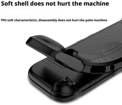 Dockable Case for Nintendo Switch 2 TPU Grip Protective Cover Ã¢ÂÂ Black 7.9-inch