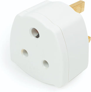 Status India to UK Power Adaptor, India to UK Travel Adapter for Visitors, White, Pack of 1 (INDIATOUKTAB112)